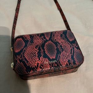 Ted Baker Crossbody Stina Snake print purse NWOT